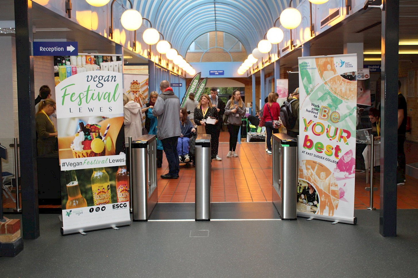 Vegan exhibitors take over East Sussex College for Veganuary