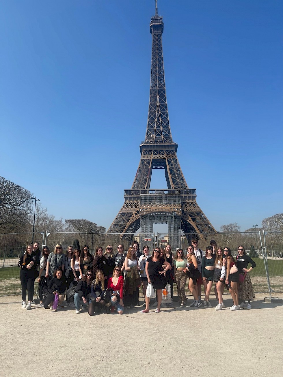 East Sussex College Eastbourne students in Paris