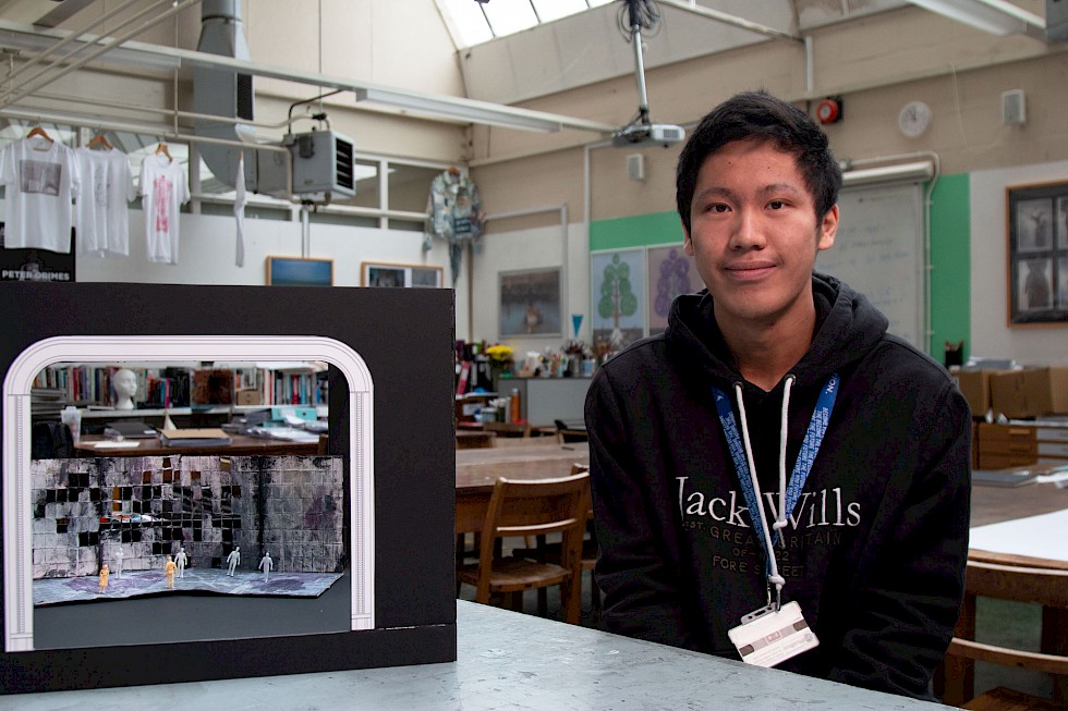 ESC student William Chan won the Set Design Award