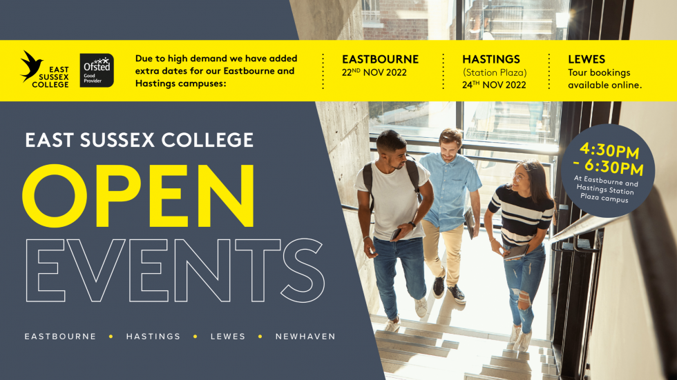 East Sussex College November Open Events
