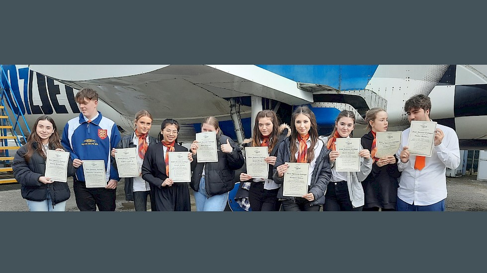 Travel and Tourism Students take on Training at Airline Centre
