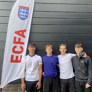 Students take on England Football Trials