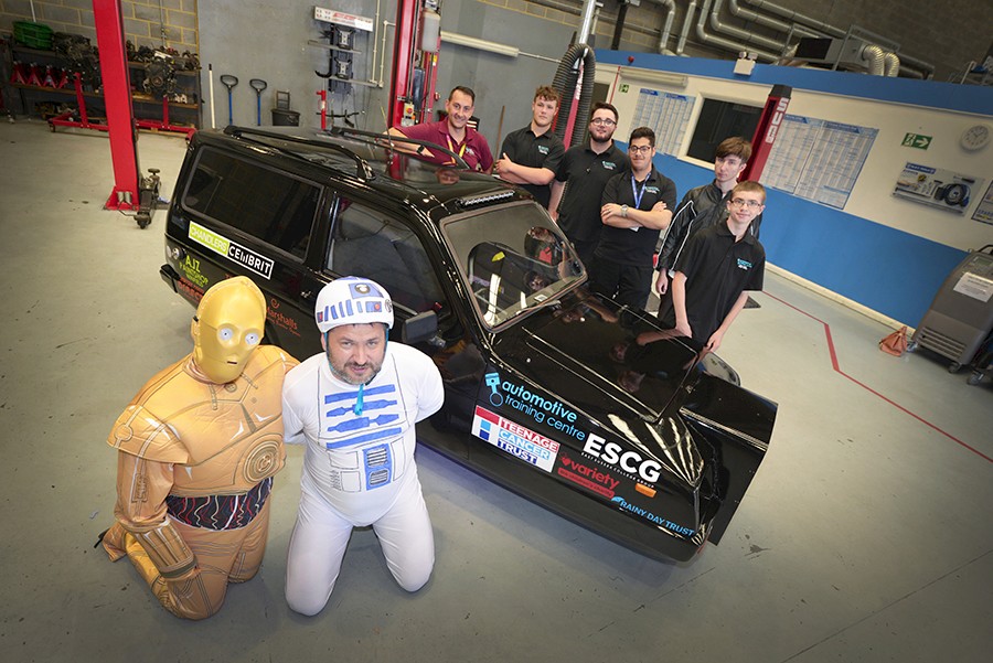 May the force be with you: Motor Vehicle students to unveil pimped up three-wheeler for charity