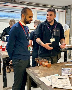 Josh Babarinde OBE, Eastbourne's MP with Lee Olden