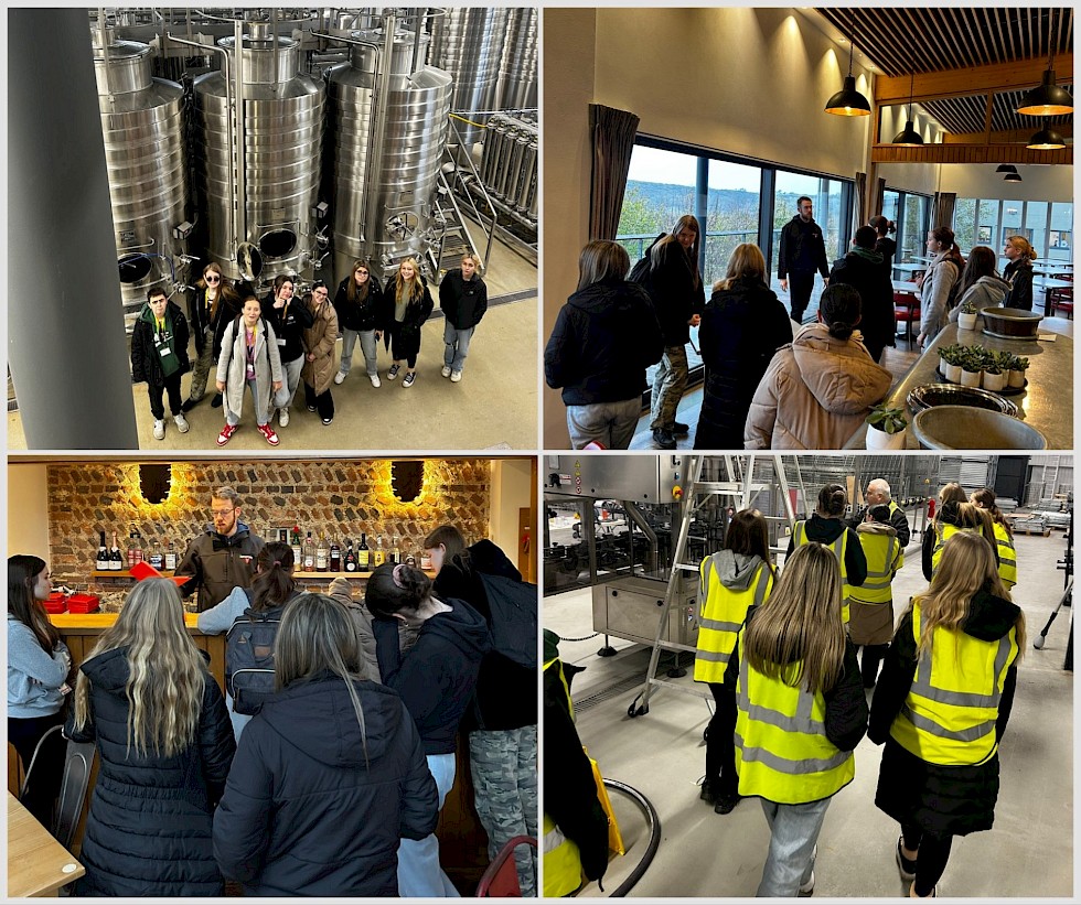 Photo: Catering Students Inspired at Rathfinny Wine Estate