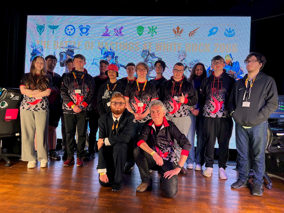 Photo: ESC students at Games Fest