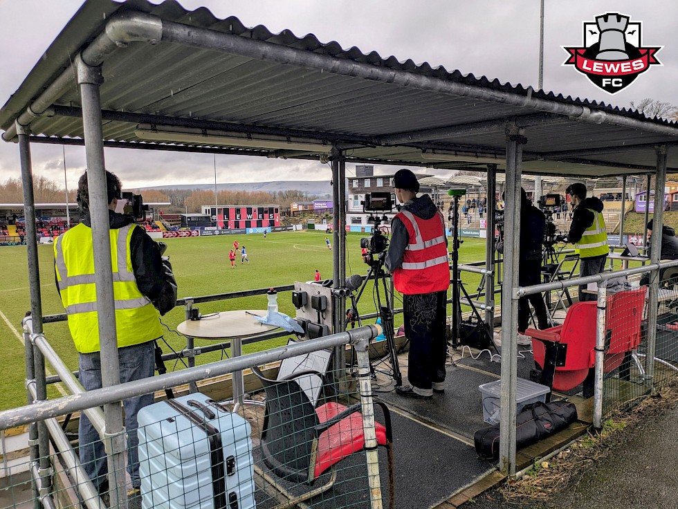ESC Students Take on Groundbreaking Lewes FC Broadcast Project