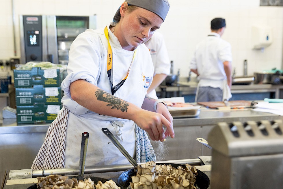 Photo: Mia serves up success with Professional Cookery course