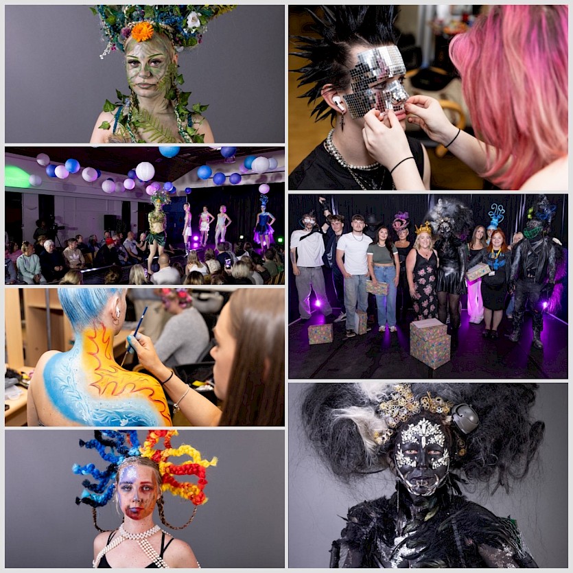 Photo: Hair & Beauty students end-of-year showcase