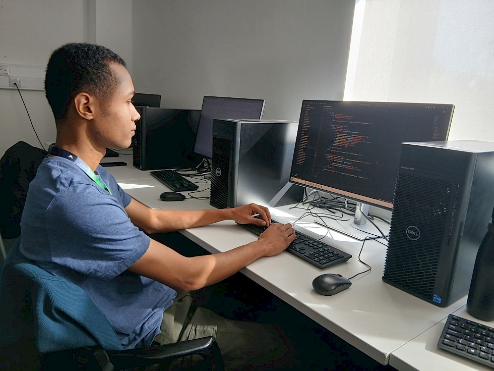 Belko Uses His Computing Degree to Make a Difference