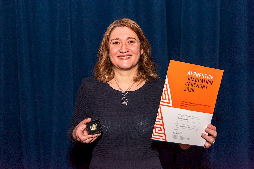 East Sussex College apprentice shortlisted for national NCFE Aspiration Award