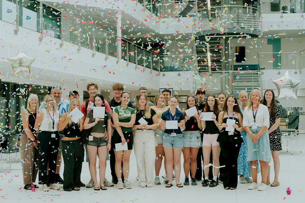 East Sussex College students celebrate results and look ahead to their next steps