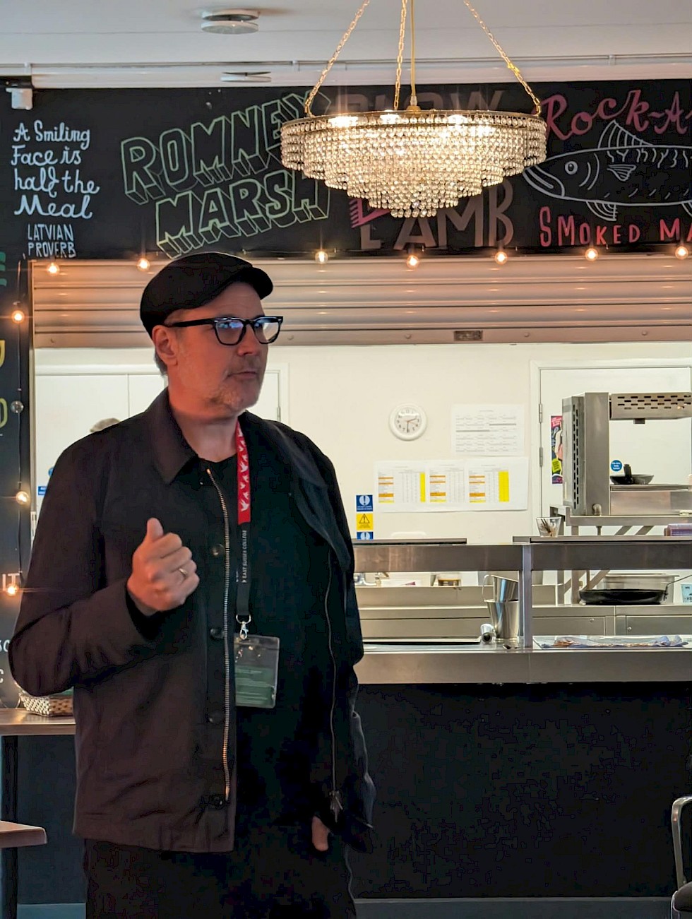 International chef and East Sussex College alumnus Martin Benn returns to Hastings