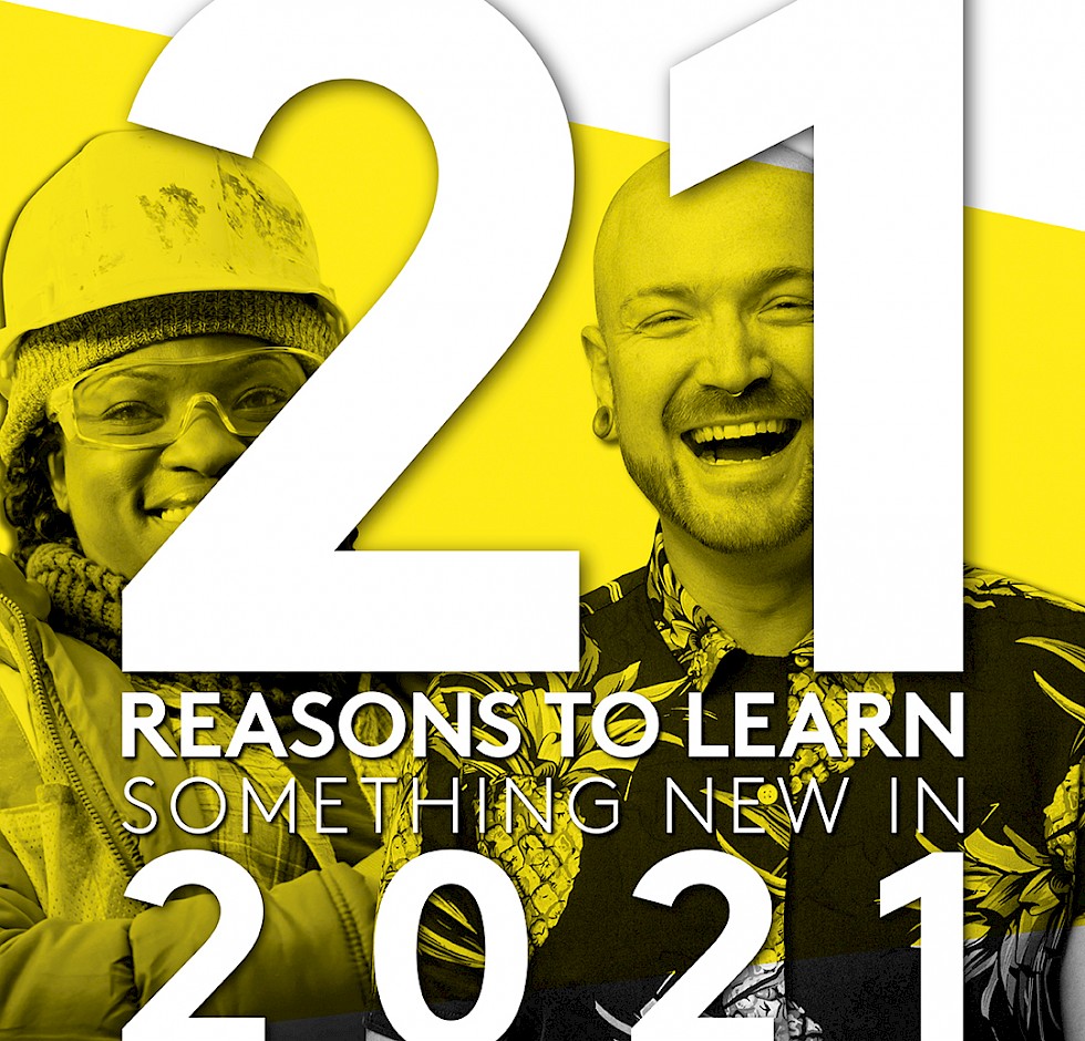 21 reasons why you should study a part-time course with us in 2021