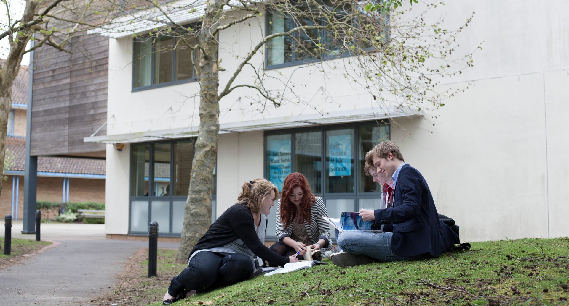 Students hanging out