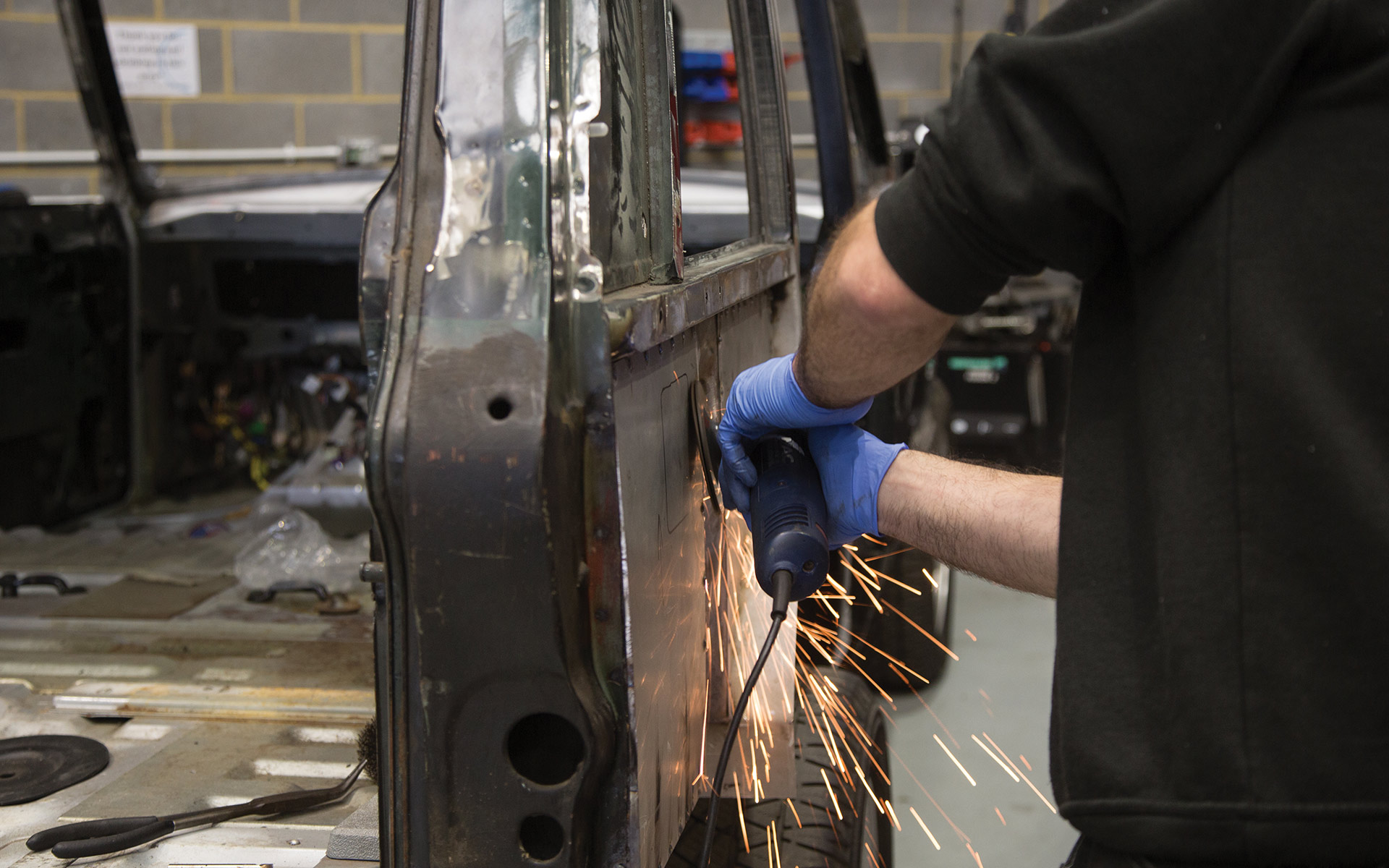 The Automotive Training Centre is a garage equipped with snap-on-tools ready to teach young adults the automotive industry.